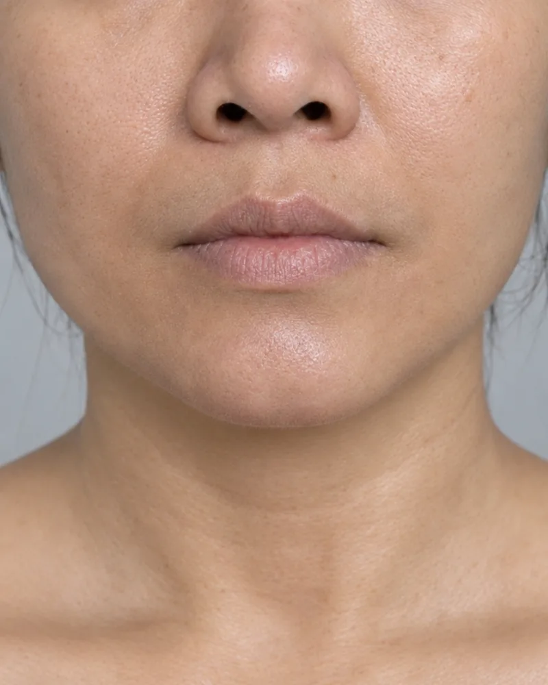 Same client after a course of InstaGlow treatments — brighter, more even complexion